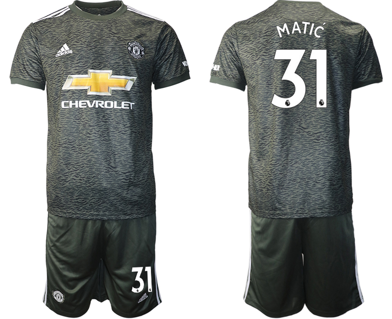Men 2020-2021 club Manchester United away #31 black Soccer Jerseys->manchester united jersey->Soccer Club Jersey